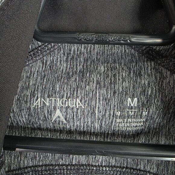 Womens Antigua Gray Oklahoma Sooners Pullover Top 1/4 Zip Athletic Stretch M - Picture 3 of 8